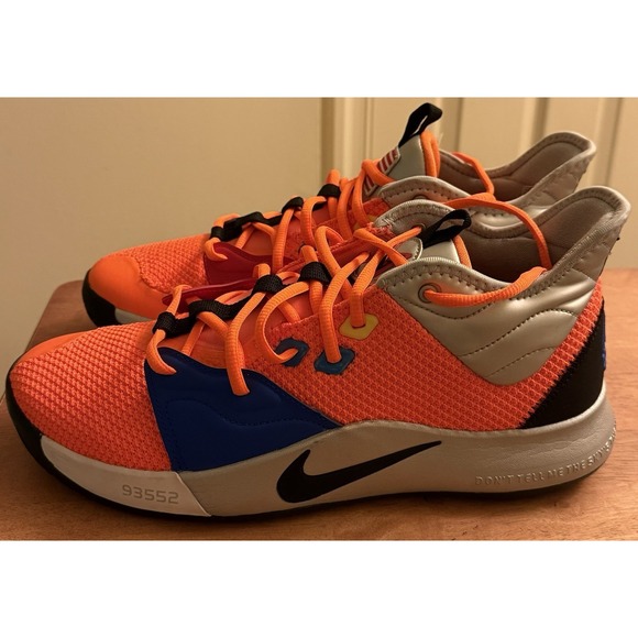 Nike PG 3 Nasa Armstrong Building 703 2019 Size 10.5 Paul George Authentic‎ EUC main image 11